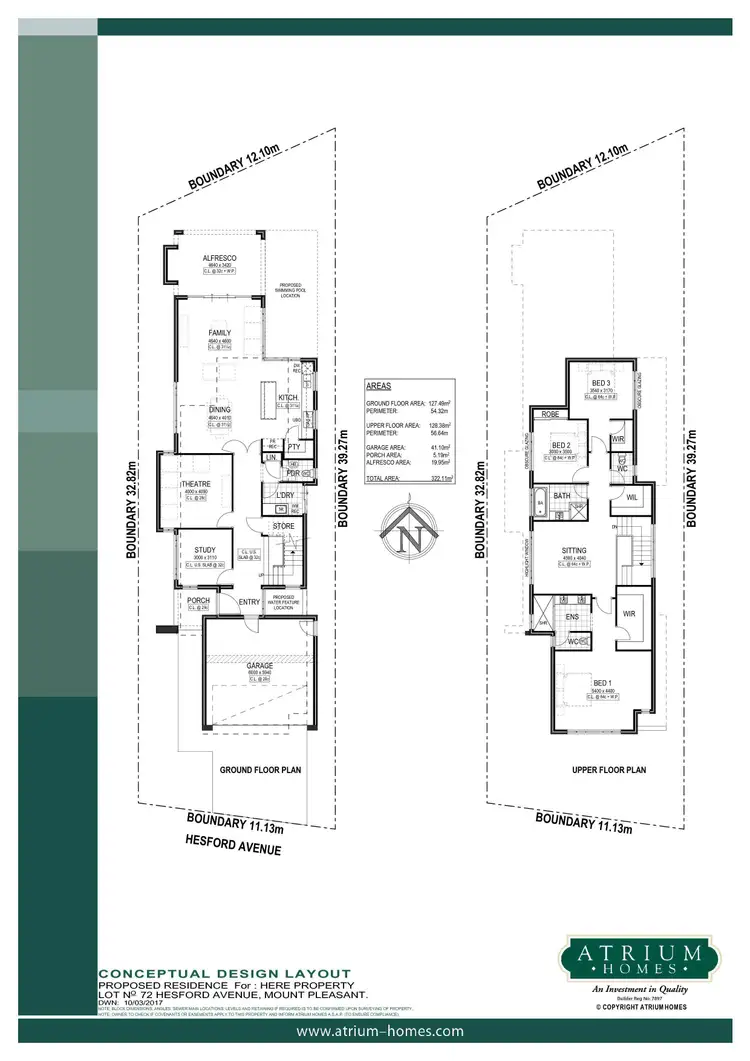Floorplan of Homely land listing, 16 Hesford Avenue, Mount Pleasant WA 6153