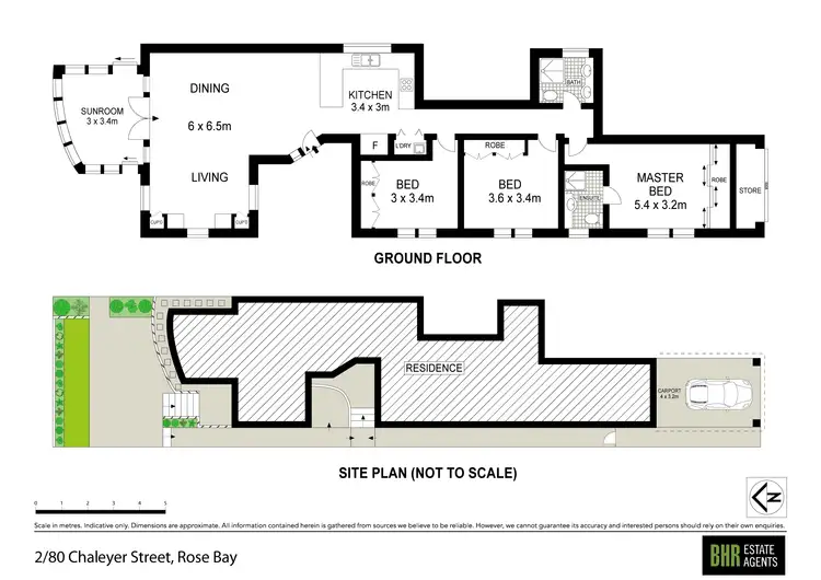 Floorplan of Homely unit listing, 2/80 Chaleyer Street, Rose Bay NSW 2029