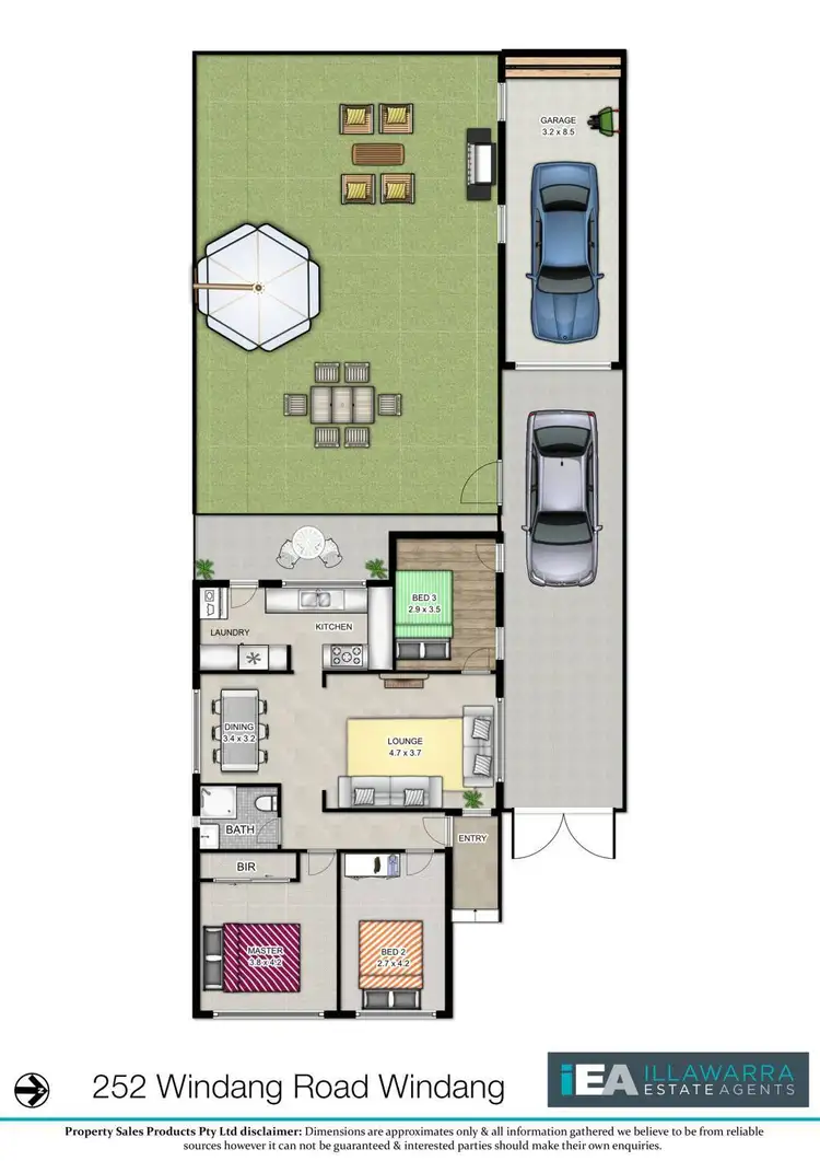 Floorplan of Homely house listing, 252 Windang Road, Windang NSW 2528