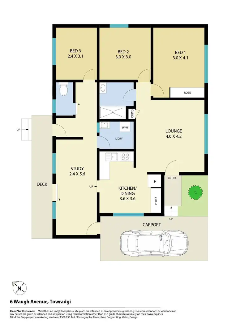 Floorplan of Homely house listing, 6 Waugh Avenue, Towradgi NSW 2518