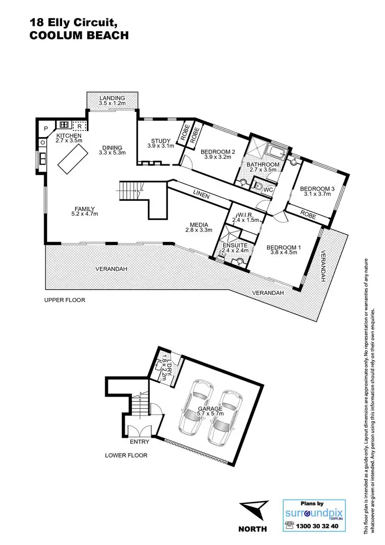 Floorplan of Homely house listing, 18 Elly Circuit, Coolum Beach QLD 4573