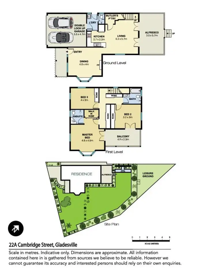 Floorplan of Homely house listing, 22A Cambridge Street, Gladesville NSW 2111