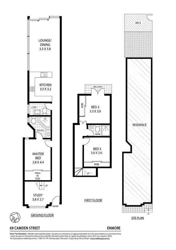 Floorplan of Homely house listing, 69 Camden Street, Enmore NSW 2042
