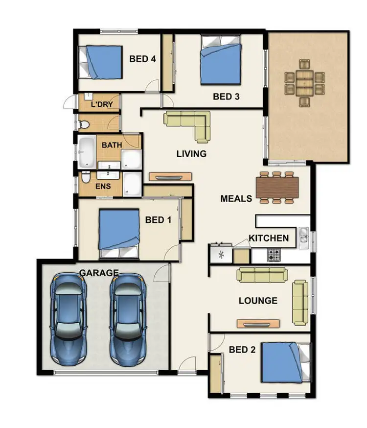 Floorplan of Homely house listing, 30 Sanctuary Parkway, Waterford QLD 4133