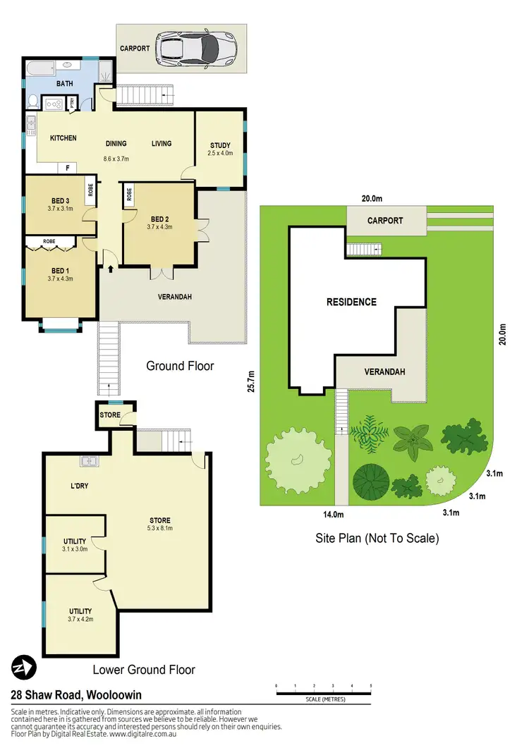 Floorplan of Homely house listing, 28 Shaw Road, Wooloowin QLD 4030