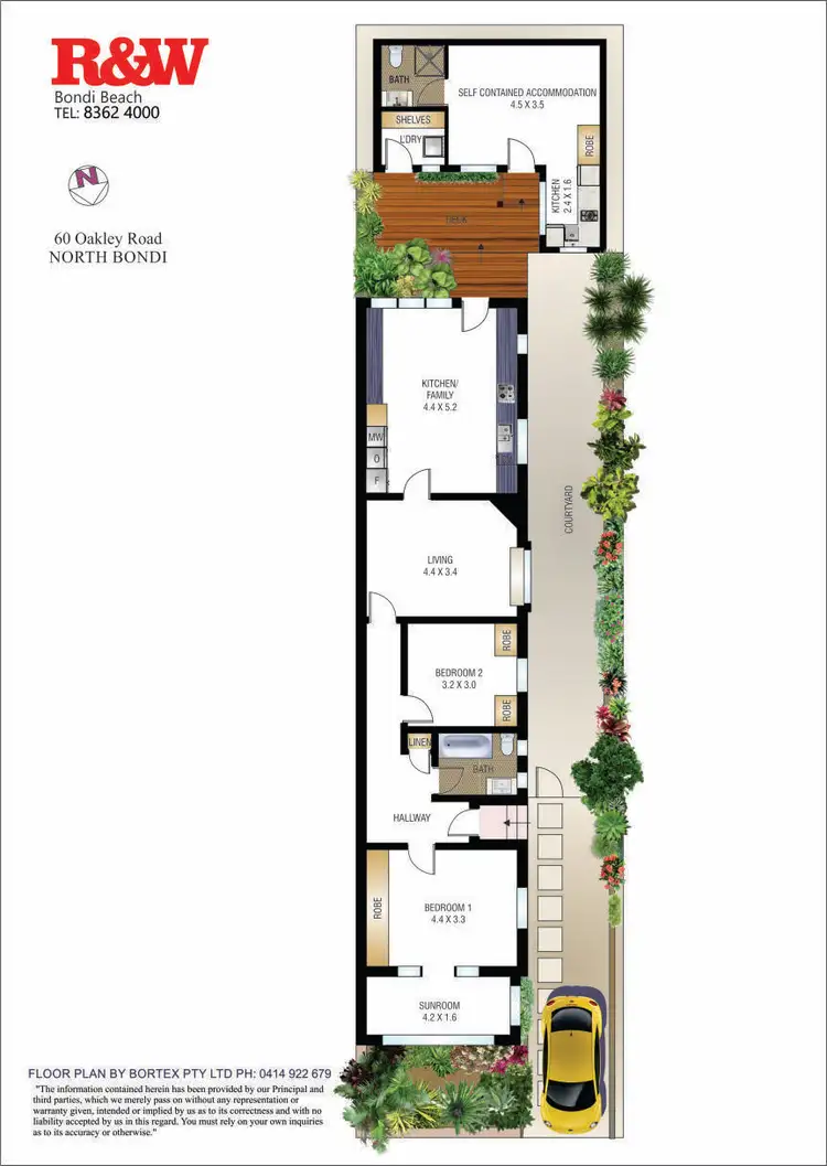 Floorplan of Homely house listing, 60 Oakley Road, North Bondi NSW 2026