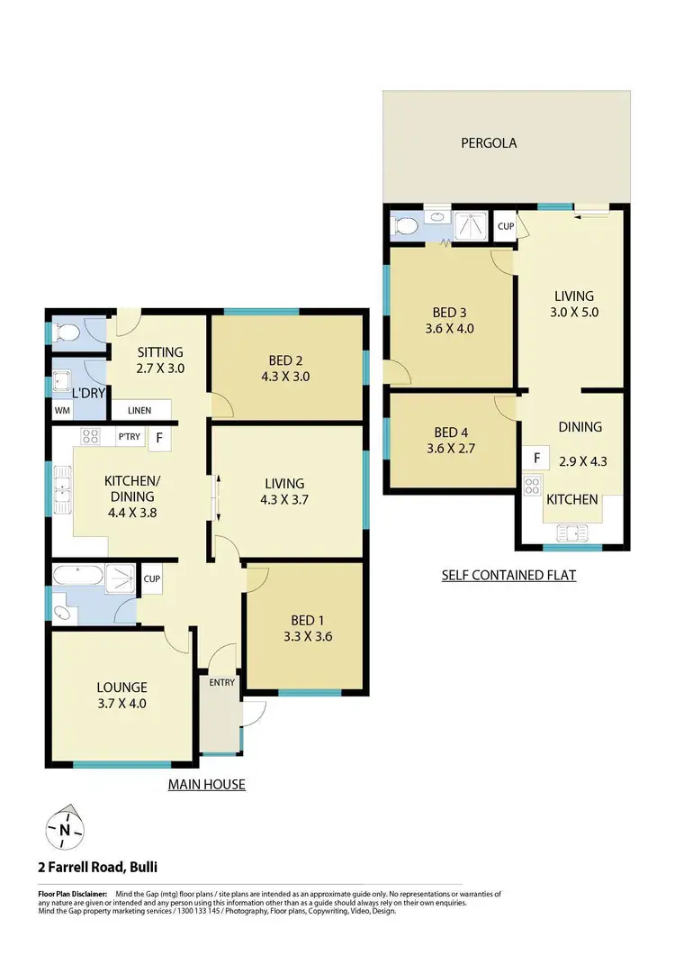 Floorplan of Homely house listing, 2 Farrell Road, Bulli NSW 2516