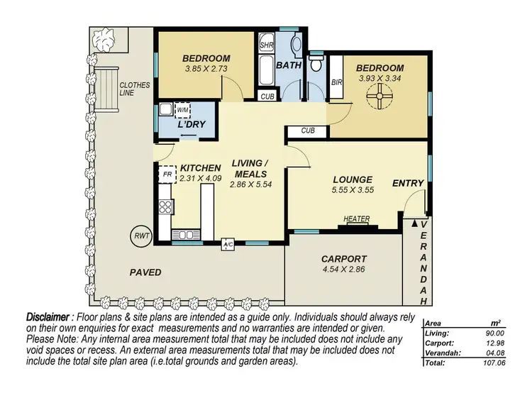 Floorplan of Homely unit listing, 4/81 Augusta Street, Glenelg East SA 5045