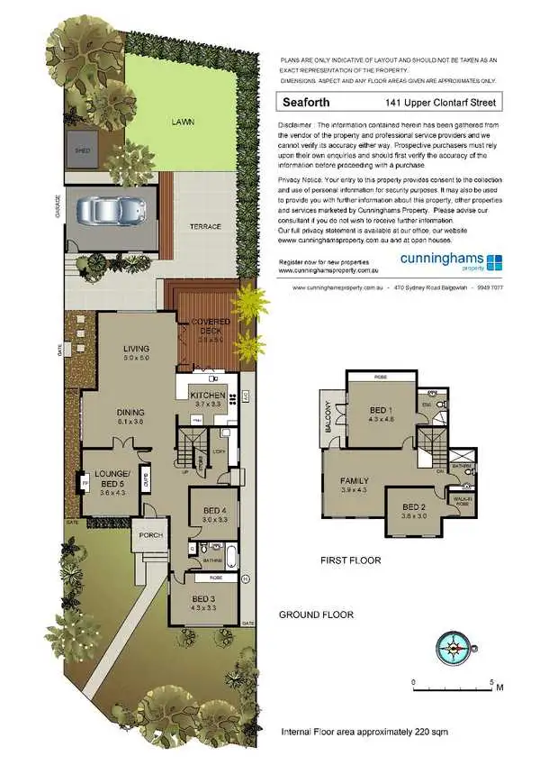 Floorplan of Homely house listing, 141 Upper Clontarf Street, Seaforth NSW 2092