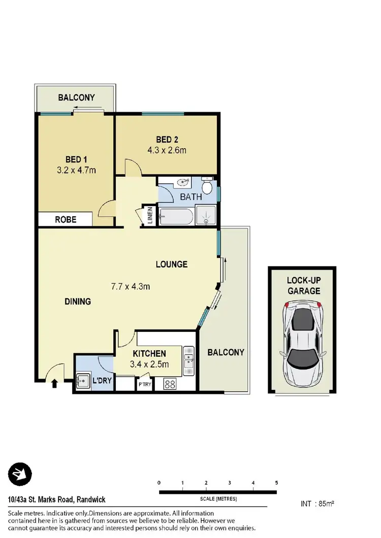 Floorplan of Homely apartment listing, 10/43a St Marks Road, Randwick NSW 2031