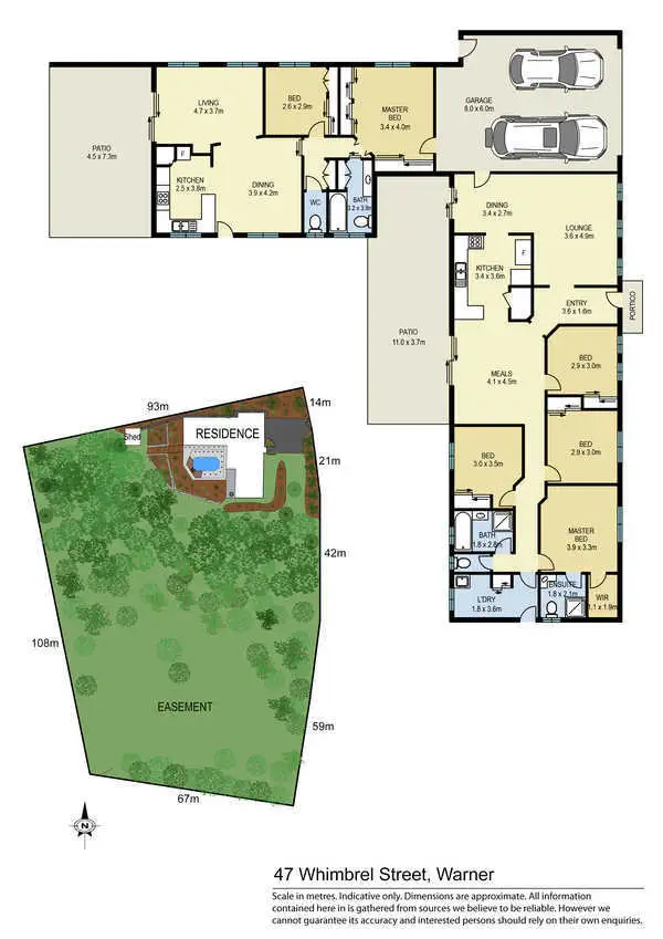 Floorplan of Homely house listing, 47 Whimbrel Street, Warner QLD 4500