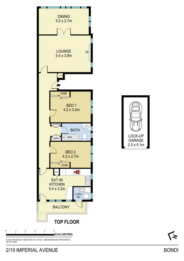 Floorplan of Homely apartment listing, 2/19 Imperial Avenue, Bondi NSW 2026