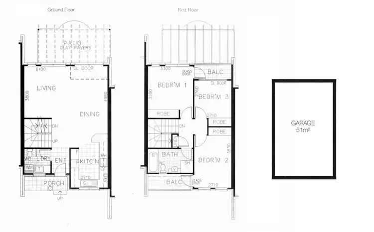 Floorplan of Homely townhouse listing, 19/11-17 Acton Street, Sutherland NSW 2232