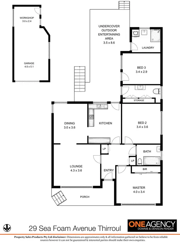 Floorplan of Homely house listing, 29 Sea Foam Avenue, Thirroul NSW 2515