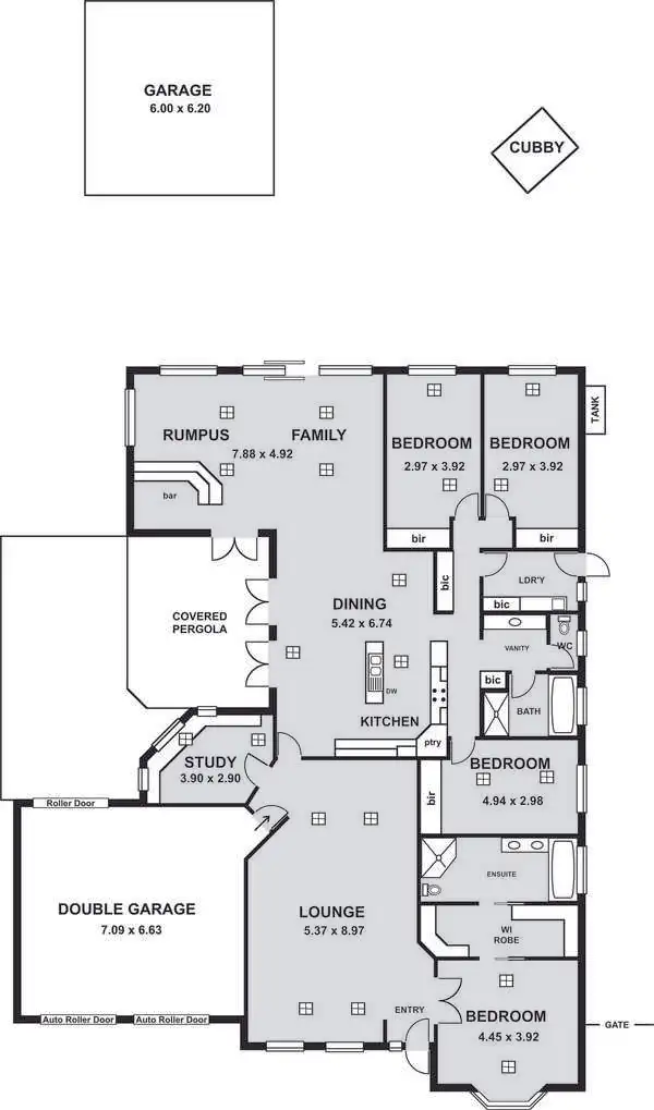 Floorplan of Homely house listing, 4 Harvard Place, Golden Grove SA 5125