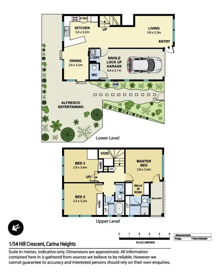Floorplan of Homely townhouse listing, Unit 1/54 Hill Crescent, Carina Heights QLD 4152