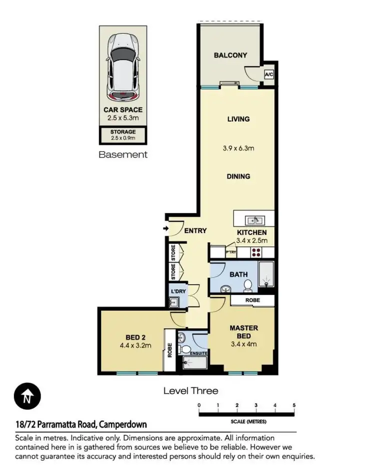 Floorplan of Homely apartment listing, 18/72 Parramatta Road, Camperdown NSW 2050