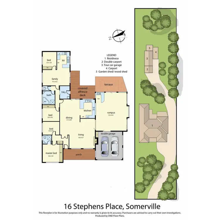 Floorplan of Homely house listing, 16 Stephens Place, Somerville VIC 3912