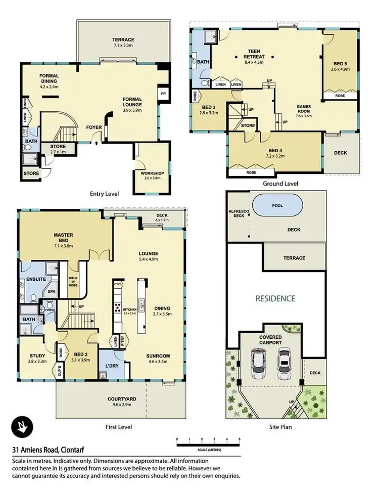 Floorplan of Homely house listing, 31 Amiens Road, Clontarf NSW 2093