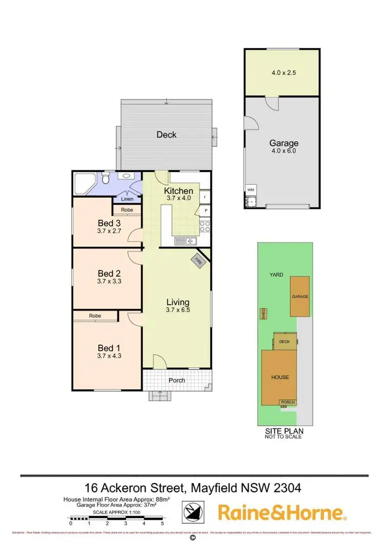 Floorplan of Homely house listing, 16 Ackeron Street, Mayfield NSW 2304