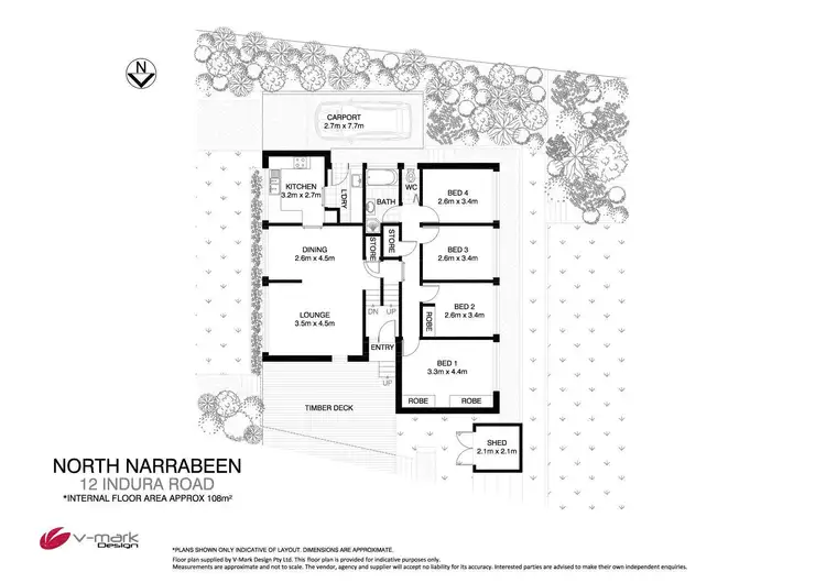 Floorplan of Homely house listing, 12 Indura Road, North Narrabeen NSW 2101