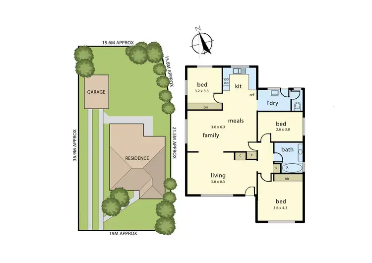 Floorplan of Homely house listing, 13 Hopetoun Street, Dandenong VIC 3175