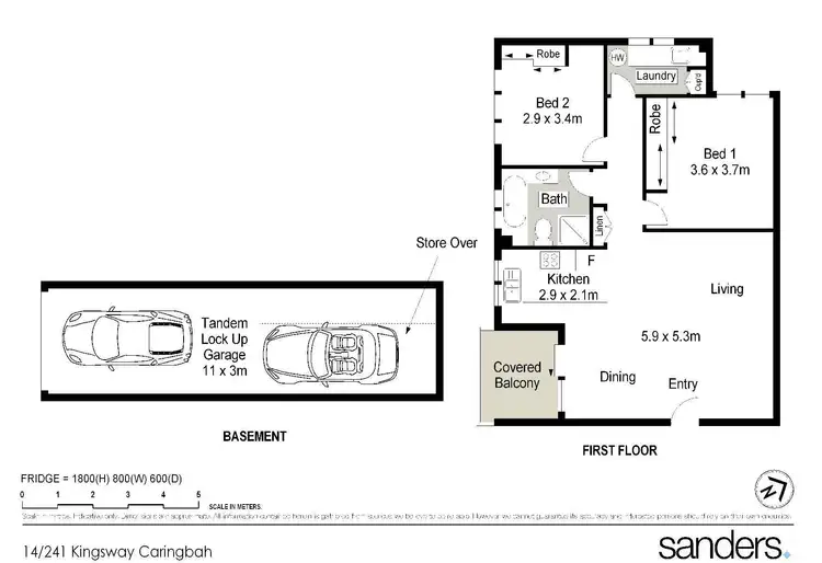 Floorplan of Homely apartment listing, 14/241-245 Kingsway, Caringbah NSW 2229