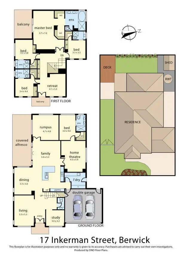 Floorplan of Homely house listing, 17 Inkerman Street, Berwick VIC 3806