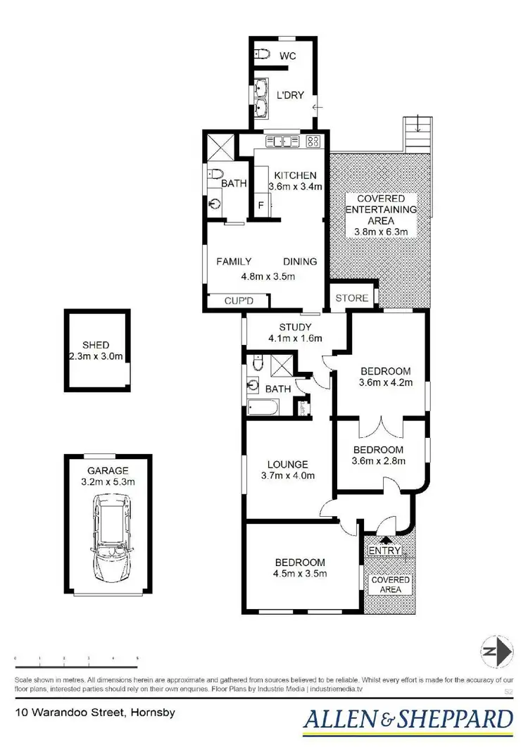 Floorplan of Homely house listing, 10 Warandoo Street, Hornsby NSW 2077