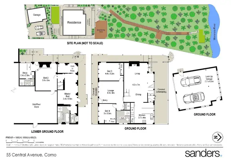 Floorplan of Homely house listing, 55 Central Avenue, Como NSW 2226