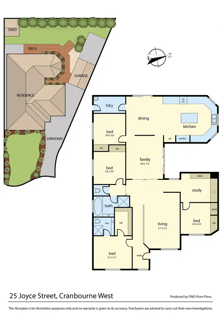 Floorplan of Homely house listing, 25 Joyce Street, Cranbourne West VIC 3977