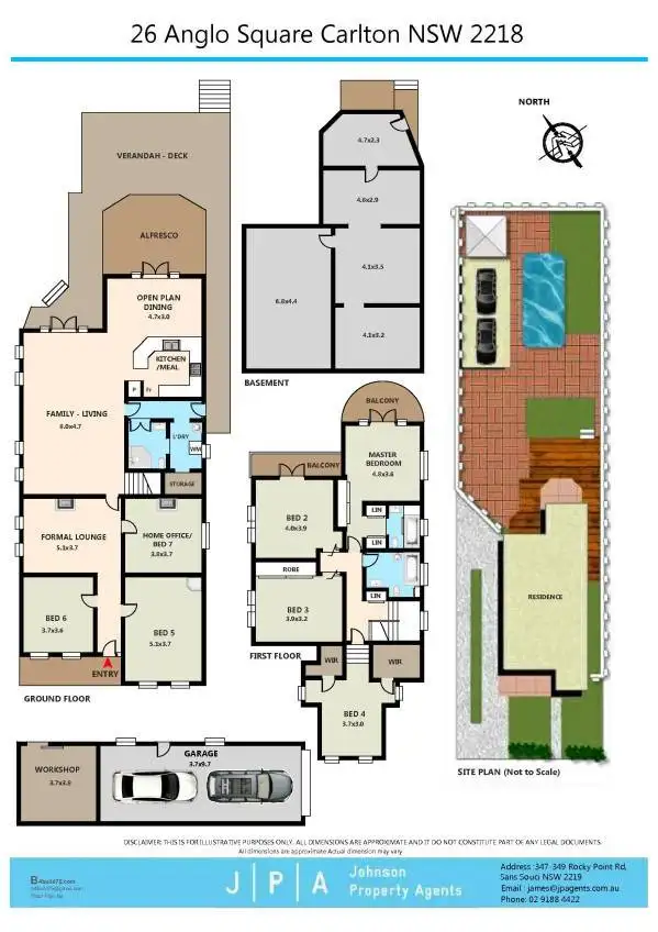 Floorplan of Homely house listing, 26 Anglo Square, Carlton NSW 2218