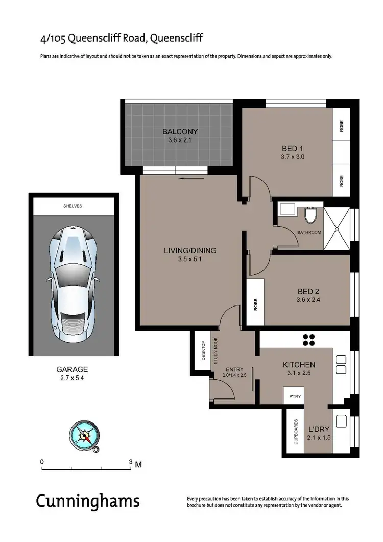Floorplan of Homely unit listing, 4/105 Queenscliff Road, Queenscliff NSW 2096