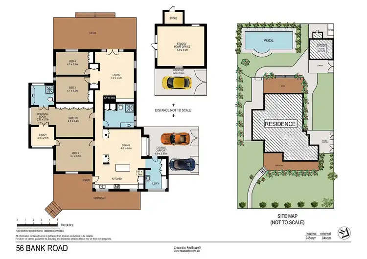Floorplan of Homely house listing, 56 Bank Road, Graceville QLD 4075