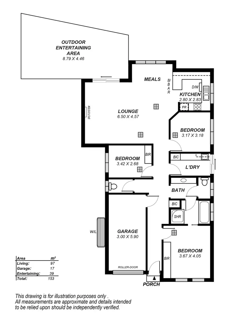 Floorplan of Homely house listing, 48 Barons Street, Tranmere SA 5073