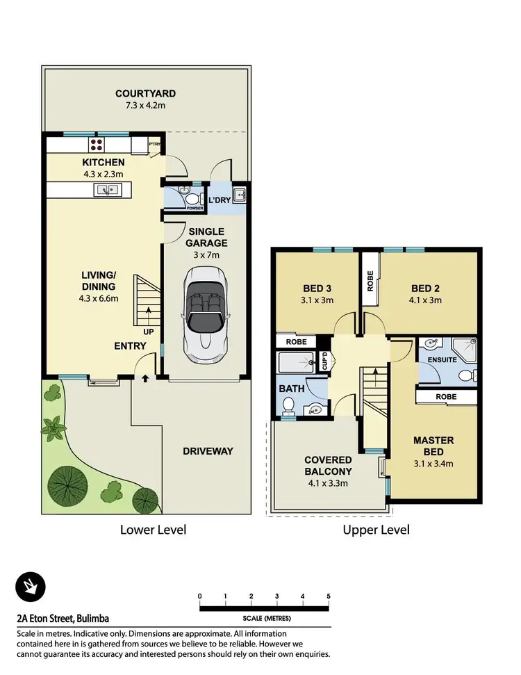 Floorplan of Homely townhouse listing, 2a Eton Street, Bulimba QLD 4171
