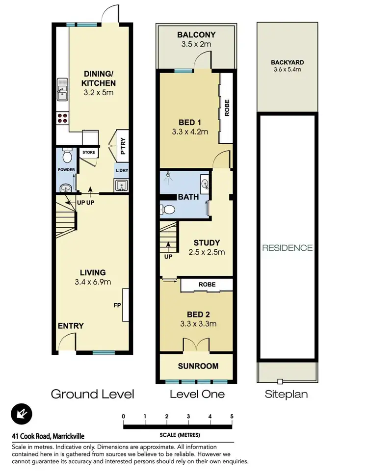 Floorplan of Homely house listing, 41 Cook Road, Marrickville NSW 2204