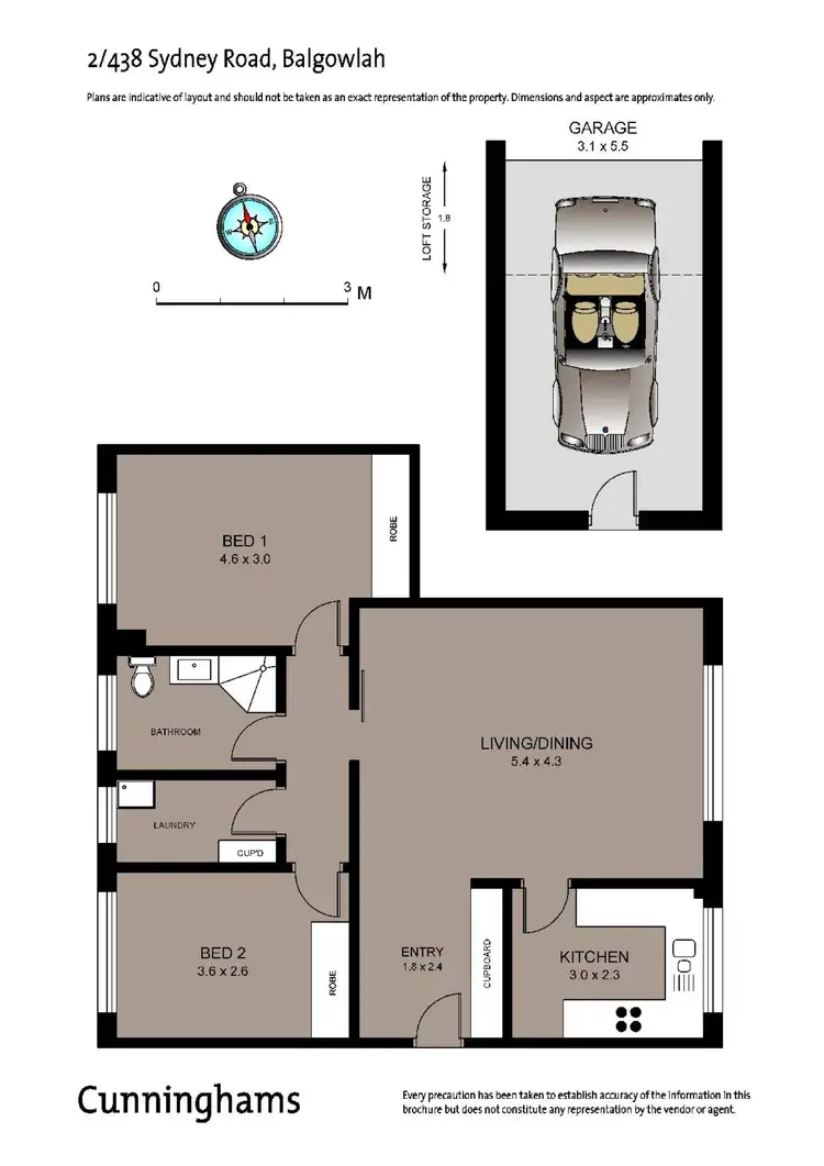 Floorplan of Homely apartment listing, 2/438-440 Sydney Road, Balgowlah NSW 2093