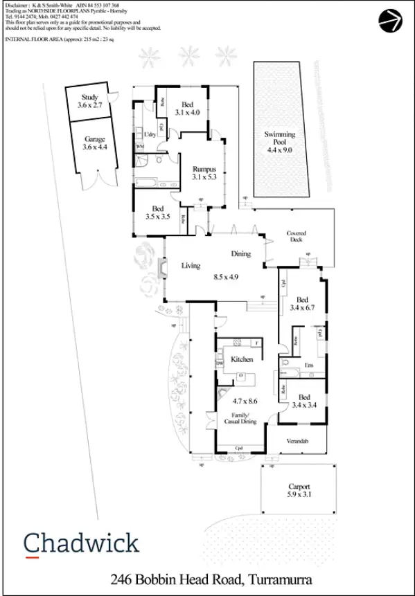 Floorplan of Homely house listing, 246 Bobbin Head Road, Turramurra NSW 2074