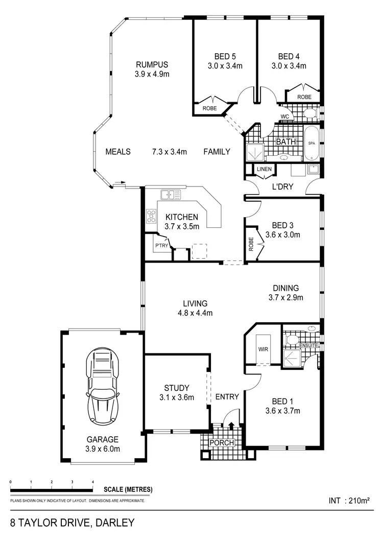 Floorplan of Homely house listing, 8 Taylor Drive, Bacchus Marsh VIC 3340
