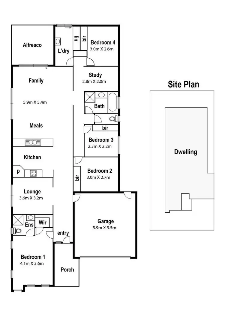Floorplan of Homely house listing, 18 Watergum Avenue, Craigieburn VIC 3064