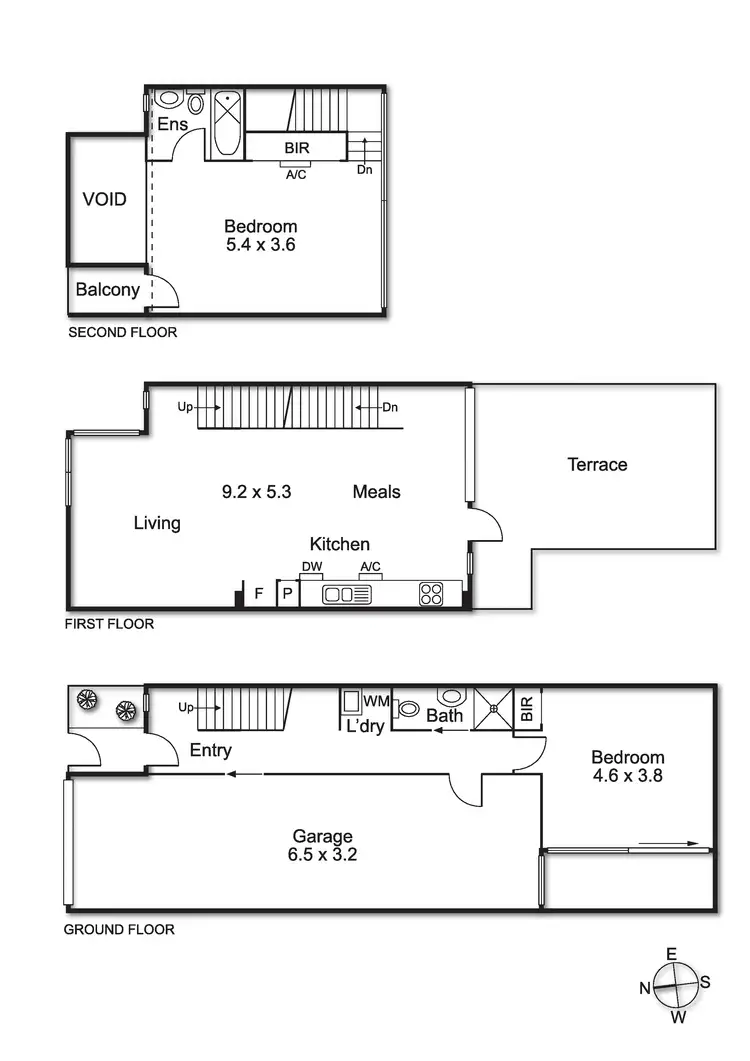 Floorplan of Homely unit listing, 46 Webb Street, Fitzroy VIC 3065