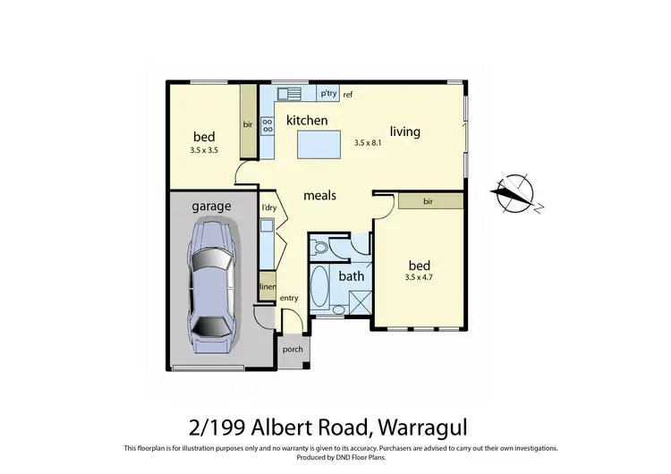 Floorplan of Homely unit listing, 3/199 Albert Road, Warragul VIC 3820