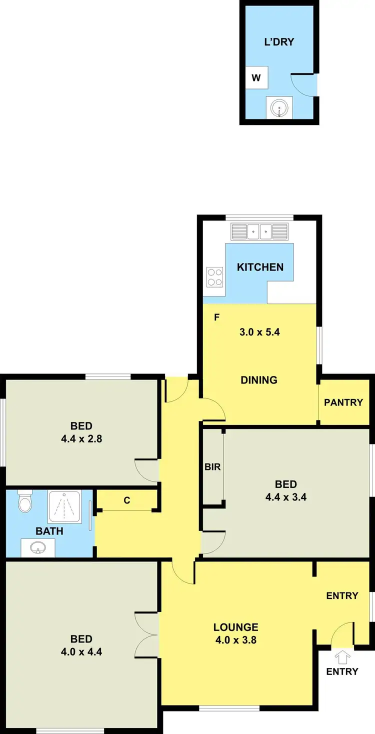 Floorplan of Homely house listing, 160 Melbourne Avenue, Glenroy VIC 3046