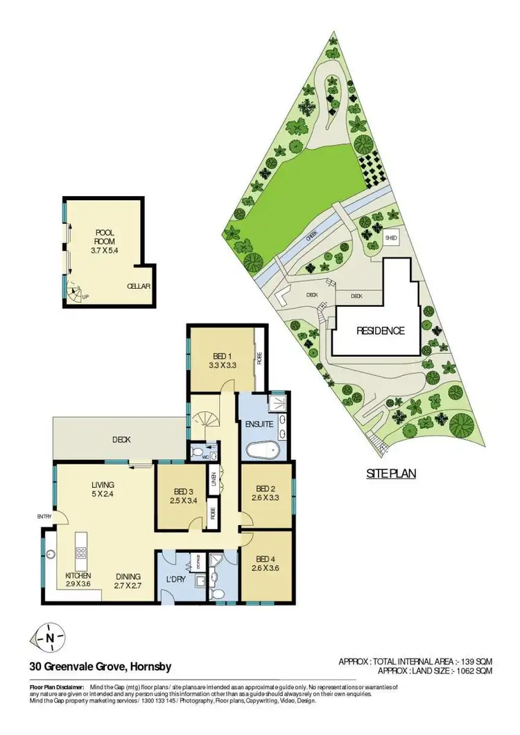 Floorplan of Homely house listing, 30 Greenvale Grove, Hornsby NSW 2077