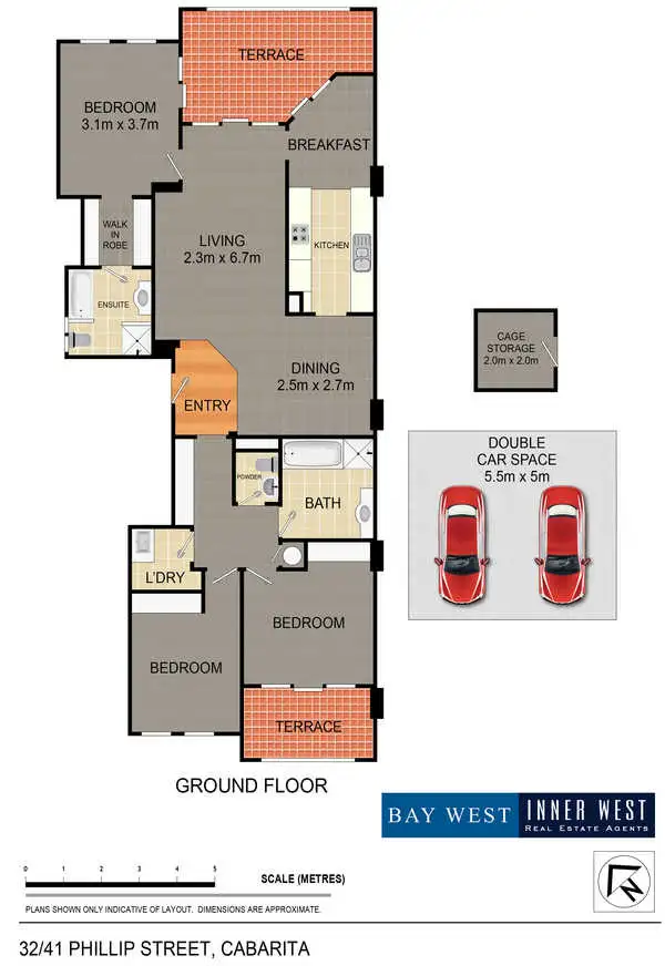 Floorplan of Homely apartment listing, 32/41 Phillips Street, Cabarita NSW 2137