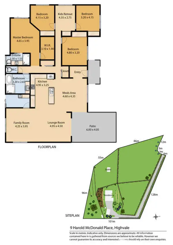 Floorplan of Homely house listing, 9 Harold McDonald Place, Highvale QLD 4520