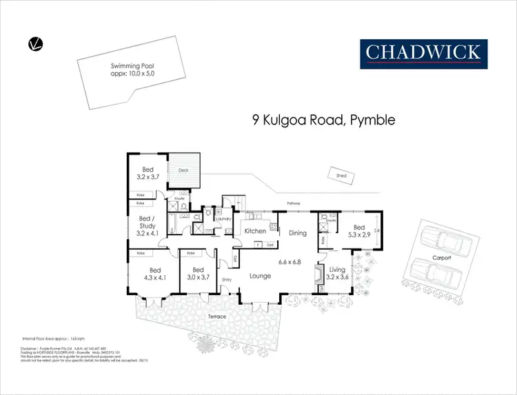 Floorplan of Homely house listing, 9 Kulgoa Road, Pymble NSW 2073