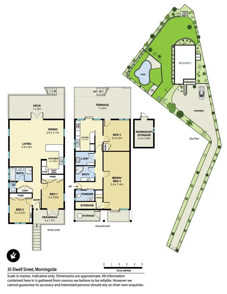 Floorplan of Homely house listing, 35 Elwell Street, Morningside QLD 4170