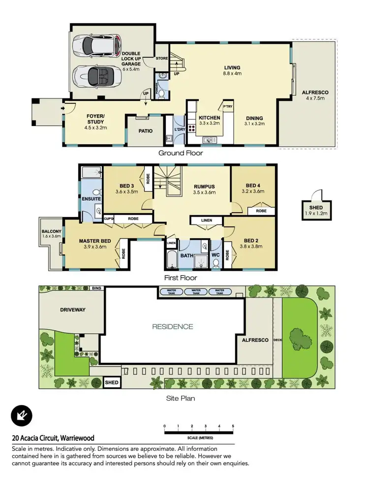 Floorplan of Homely house listing, 20 Acacia Circuit, Warriewood NSW 2102